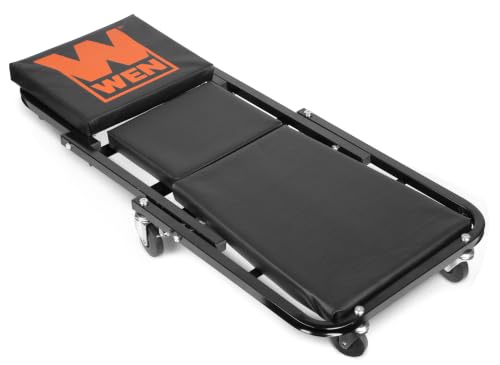 WEN 300-Pound Capacity 2-in-1 Mechanic Creeper and Seat, 36-Inch (73300) - style: 2-in-1 Mechanic Creeper and Seat