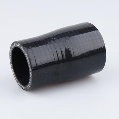 AC PERFORMANCE ID 1-5/8" to 1-3/8" Straight Silicone Hose Reducer Black - color: Black, size: ID 1-5/8" to 1-3/8" (42mm to 36mm)