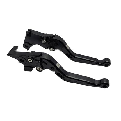 Brake Clutch Levers Replacement for Kawasaki Ninja 650 Z650 17-25 - color: Black