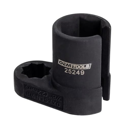 OEMTOOLS 25249 Oxygen Sensor Crowfoot Wrench, Reliable Oxygen Sensor Socket for Efficient Vehicle Sensor Maintenance, 22MM Wrench for Sensor Socket Kit, Durable Automotive Repair Tool - style: Offset Oxygen Sensor Socket