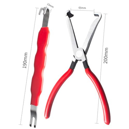 2 PCS Electrical Disconnect Pliers for Cars, Straight Automotive Electrical Connector Pliers and Electrical Connector Separator Tool - style: Electrical Disconnect Pliers Set 2