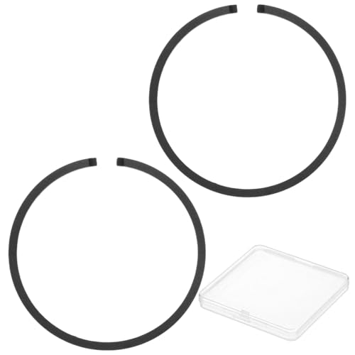 M METERXITY 2-Pack Engine Piston Rings Kit, 31mm x 1.5mm Thick Ductile Iron Piston Ring Set Standard Replacement for Small Engines/Motors/Machinery [Black] - size: 31mm x 1.5mm
