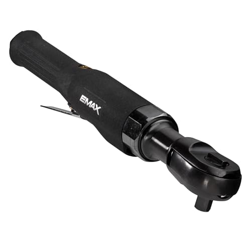 EMAX 1/2" Drive Air Ratchet, Pneumatic Mechanic Tool, 150 RPM - color: Extended Handle
