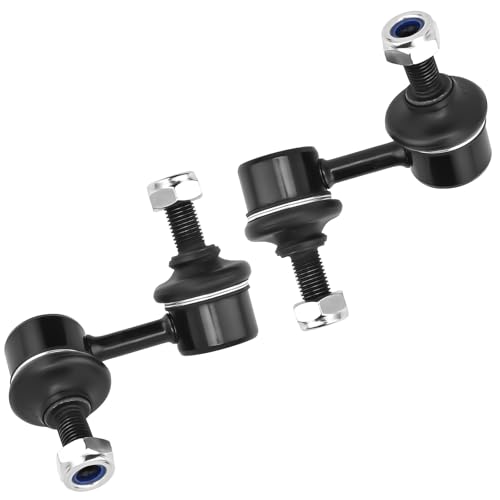 K90454 K90455 Front Sway Bar End Link Stabilizer for 2001-2005 Honda Civic,2002-2006 Honda CRV,2003-2011 Honda Element,Driver Paseenger Side for 2001-2005 Acura EL,2002-2006 Acura RSX - size: K90455-K90454
