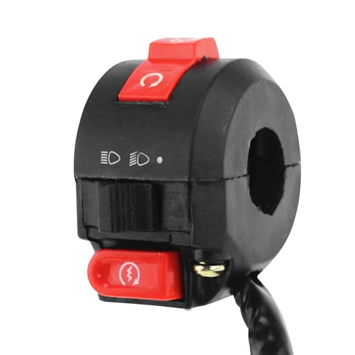 PRO BAT Left Kill Light Starter Switch 8 Wire 3 Function - style: 50cc Switch with Male Plugs