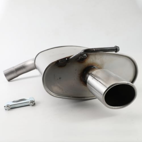 409 Stainless Steel Rear Right Passenger Side Exhaust Muffler E38H - size: For 11-15 EXPLORER Passenger Side