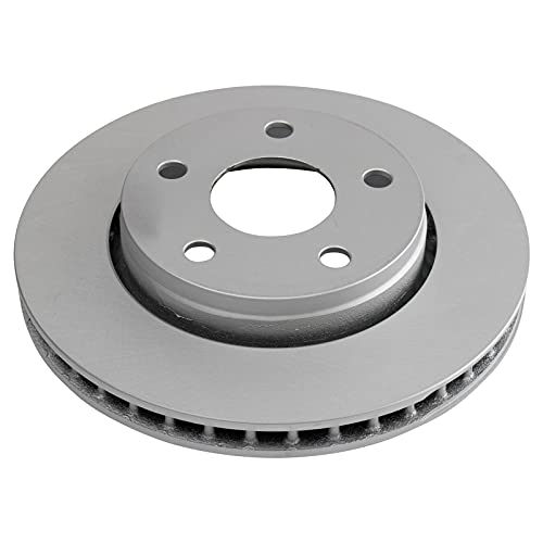 TRQ Front and Rear Brake Rotors Set Premium G-Coated - style: BRA15439