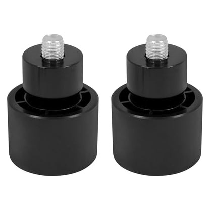 Crash Bar Slider Ends Frame Sliders Fit for Harley M12 Screw - color: All Black