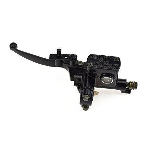 HIAORS 7/8'' ATV Left Hand Hydraulic Brake Master Cylinder Lever Compatible with 110cc 125cc Taotao Coolster Kazuma Sunl Locin Chinese Quad 4 Wheeler 90cc 70cc 50cc Pit Dirt Bike Motorcycle Parts