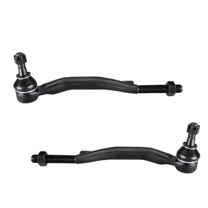 2Pcs Outer Tie Rod ES3675 ES3676 for Chevrolet Trailblazer 2002-2009 - size: ES3675 ES3676