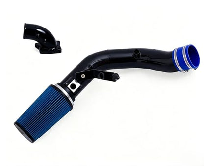 Cold Air Intake Kit Intake Elbow Included Compatible with Ford 2003-2007 F-250/350/450/550 Power Stroke Diesel 6.0L Black - size: 2003-2007 F250-F550 6.0L with Intake Elbow