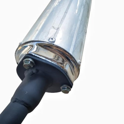 Muffler Exhaust Pipe System for GY6150 Scooters 139QMA 139QMB 4 Stroke Engine