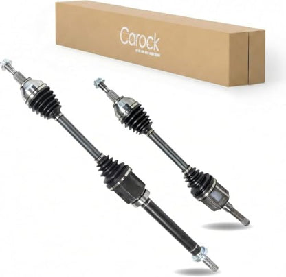 2PCS CV Axle Shaft Assembly Compatible with Ford Edge 2015 2016 2017 2018 Ford Edge 2.0L L4 FWD Front Right Passenger Side CV Joint Shaft NCV11126 NCV11118 - size: B2CVC93-N
