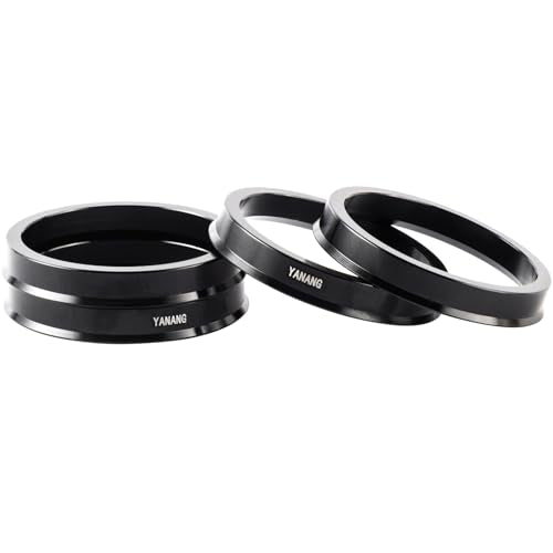67.1 to 72.6 Black Hub Centric Rings (Pack of 4) Aluminium Alloy Wheel Center Rings Hubrings 72.6 to 67.1 ID=67.1mm OD=72.6mm - color: Black, size: 67.1 to 72.6