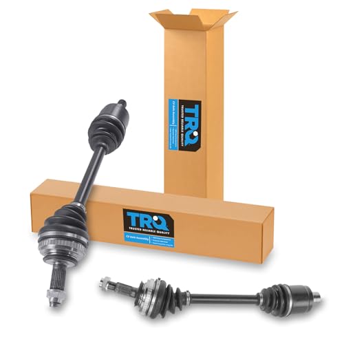 TRQ Front Driver Side and Passenger Side CV Axle Assembly Set 2 Piece - style: CSA82456