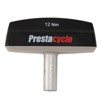 Prestacycle Pro TorqKeys 12Nm T-Handle Torque Limiting Tool – Torque Wrench Bit with Ergonomic Low-Profile Grip, Magnetic 1/4" Hex Bit Retention, Durable Zinc Shaft - size: 12Nm