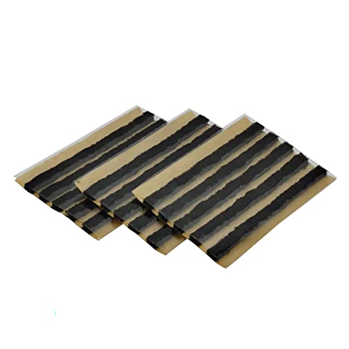 TS-160D15 Tire Repair Plugs, 15 PCS 1/4" x 4" Black Tubeless Tire Seal Plugs Strips Tire Repair Strings for Car, Bike, UTV, ATV, Wheelbarrow - color: Black, size: 4“ x 0.24" 15 pcs
