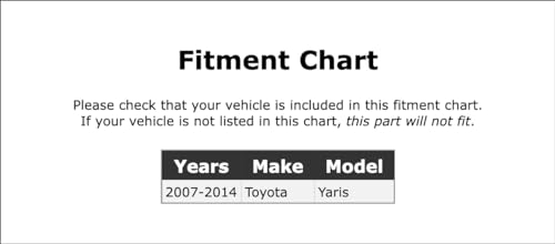 Tire Pressure Monitoring System (TPMS) Sensor Service Kit for Toyota Yaris