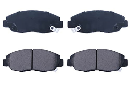 D465 Ceramic Front Replacement For Brake Pad Acura CL 97-98, Honda Accord 90-02 Hardware Fit Included - style: D465