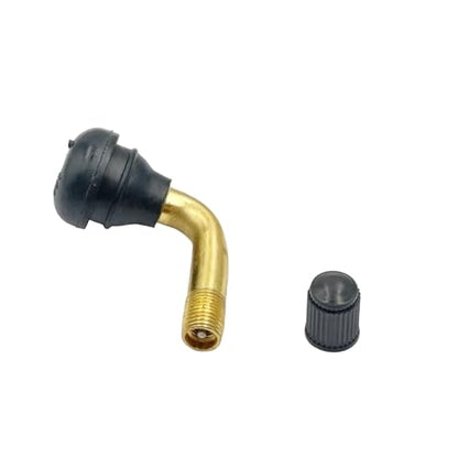 10Pcs Universal PVR70 Tire Valve Stem Bent 90 Degree Angled Tubeless Snap-in Rubber Base Compatible with Most Tubeless Tire Rim Motorcycle Scooter ATV Cars RV Bicycles Trailers - size: PVR70