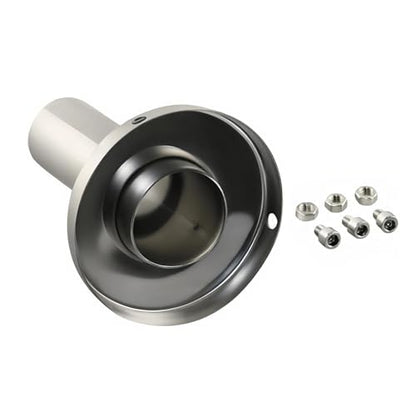 MGSTORM 3 Inch Exhaust Muffler Tip, Universal Removable Silencer for Car SUV Truck, 76mm Stainless Steel Round Exhaust Tip - size: 3 Inch