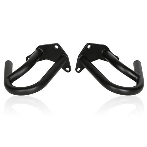 CRF300L/250L 21-25 Crash Bar Compatible with CRF300L 2021-2025 CRF250L 2022-2025 Motorcycle Engine Guard Highway Crash Bar Bumper Frame Falling Protector Steel Split Style (Black) - color: Black