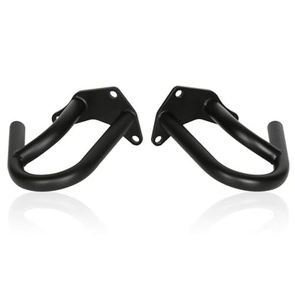 CRF300L/250L 21-25 Crash Bar Compatible with CRF300L 2021-2025 CRF250L 2022-2025 Motorcycle Engine Guard Highway Crash Bar Bumper Frame Falling Protector Steel Split Style (Black) - color: Black
