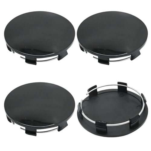 4Pcs 83MM ABS Black Car Wheel Center Caps for Cadillac Escalade 2015-2021, Chevrolet Avalanche 1500 2008-2013, GMC Canyon 2004-2021