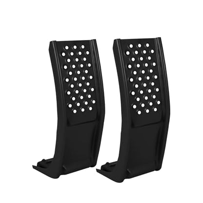 Car Ramp Set of 2, Support 8000lbs Gross Vehicle Weight, Heavy Duty Auto Truck Ramps, Solid Steel Vehicle Ramp Ideal for Oil Change and Car Repair, Ideal for Easy Home Garage Maintenance - color: Black