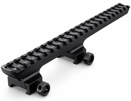 GOTICAL 22 Slots 8.75" / 225mm Length Extended Long Picatinny Rail Cantilever Mount 1" Riser Rail for Optics Flashlight Laser Lightweight Design Alumium Matt Finish Black