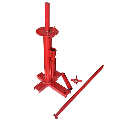 HTTMT- Portable Tire Changer Changing Machine Car Truck Motorcycle Manual Bead Breaker Weights Remover Lift Stands Transmission [P/N: US-ET-TOOL004-RED1]