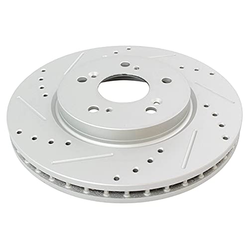 TRQ Performance Front and Rear Brake Pad and Rotor Set Ceramic Coated