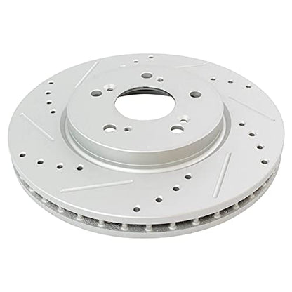 TRQ Performance Front and Rear Brake Pad and Rotor Set Ceramic Coated