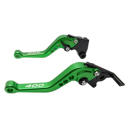 Adjustable Short Levers Replacement for Ninja 400 Z400 EX400 18-23 - color: Green