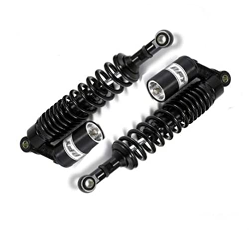 360mm Rear Shock Absorber Suspension Motorcycle ATV Quad 7mm Spring - color: Black