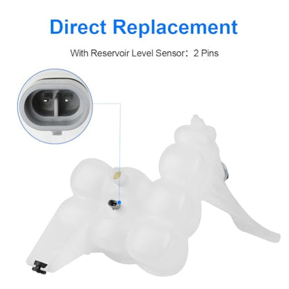 Coolant Reservoir Tank w/Cap Replaces 603-839 68096261AA 68166475AC