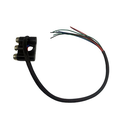 Rayana 7/8" Motorcycle Handlebar 3 Push Button Switch for Horn Start Kill Momentary Switch(MMM) 22mm