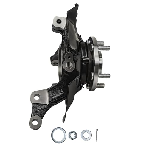 Detroit Axle - FWD Front Right Steering Knuckle & Wheel Hub Bearing CV Axle - size: 2UX47836/Pair