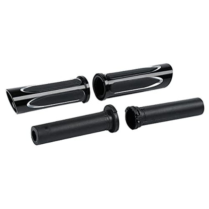 TCMT 1" 25mm Electric Handle Bar Grips Fit for Harley - color: Style C