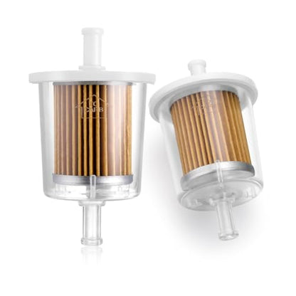 FUEL FILTER INDUSTRIAL HIGH PERFORMANCE UNIVERSAL INLINE GAS FILTER 5/16" 2 Pack