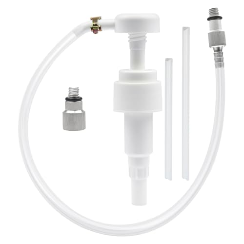 Lower Unit Gear Oil Pump for Standard Quart Bottles, 8mm and 10mm Adapters, for 28MM Cap Pump, for Most Foreign Made Marine Boat Outboard Motors (NOT for Volvo Penta) - size: 8mm+10mm Adapter