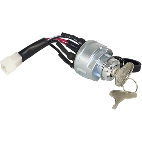 EZROAD Ignition Switch SBA385201890 87760272 Compatible with New Holland TC30 2120 1920 3415 1720 1320 1220 1520 1620 1120 1215 1715 CM224 CM222 CM274 CM272 4WD 2WD 27HP 22HP Compact Tractor Mower