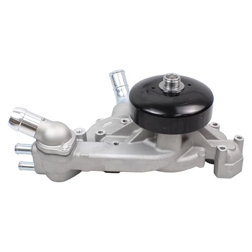 Engine Water Pump Thermostat Assembly w/Accessory Drive Belt Tensioner Kit