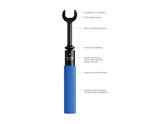 Jonard Tools TWAF-91630, Full Head Torque Wrench, 9/16" Drive Size, 30 in-lb Torque - size: 9/16" Drive, style: Full Head, 30 inch-lbs