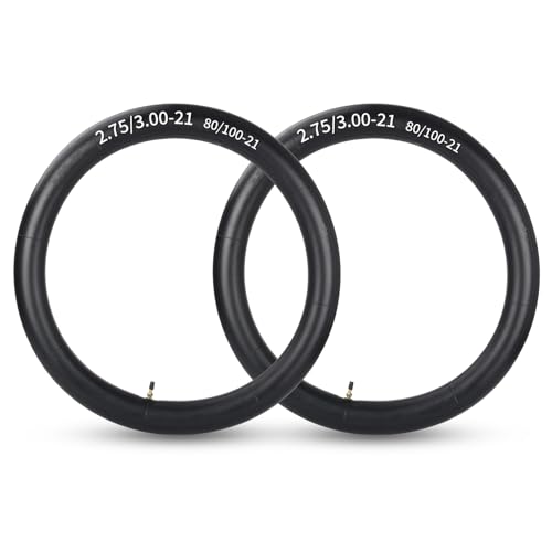 GICOOL 2.75/3.00-21" (80/100-21) Motorcycle Inner Tubes, TR4 Valve Stem - size: 2.75/3.00-21