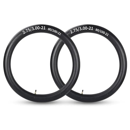 GICOOL 2.75/3.00-21" (80/100-21) Motorcycle Inner Tubes, TR4 Valve Stem - size: 2.75/3.00-21