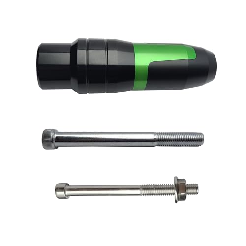 Motorcycle Frame Sliders Rear Crash Bar Falling Protector Green - color: Green