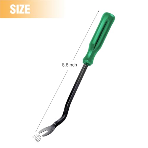 GOOACC Car Panel/Upholstery Fastener Remover Ergonomic Stainless Steel - color: Green, size: 1Pc Remover