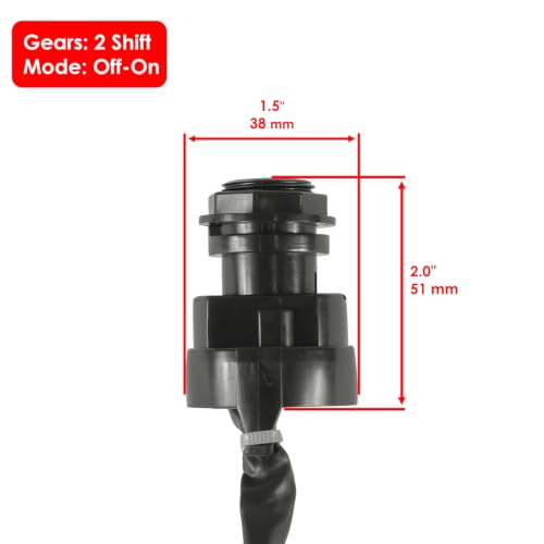 3B4-82510-00-00 2 Wires Ignition Switch Key for Yamaha ATV 4SH-82510-00-00