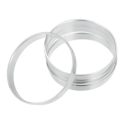 X AUTOHAUX 4pcs OD 87.1mm to ID 65.1mm Aluminium Alloy Car Hub Centric Rings Wheel Bore Center Spacer - size: 65.1mm